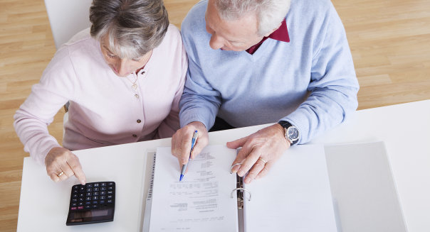 Elders doing finances