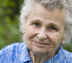 Elder Woman Smiling