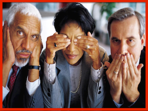 "Hear No Evil, See No Evil, Say No Evil" advisors