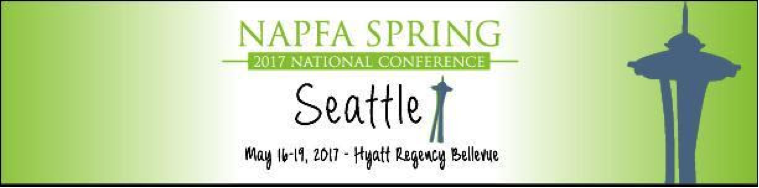 NAPFA May 2017 Conference, Come Meet Us We Will Be Signing Our New Book